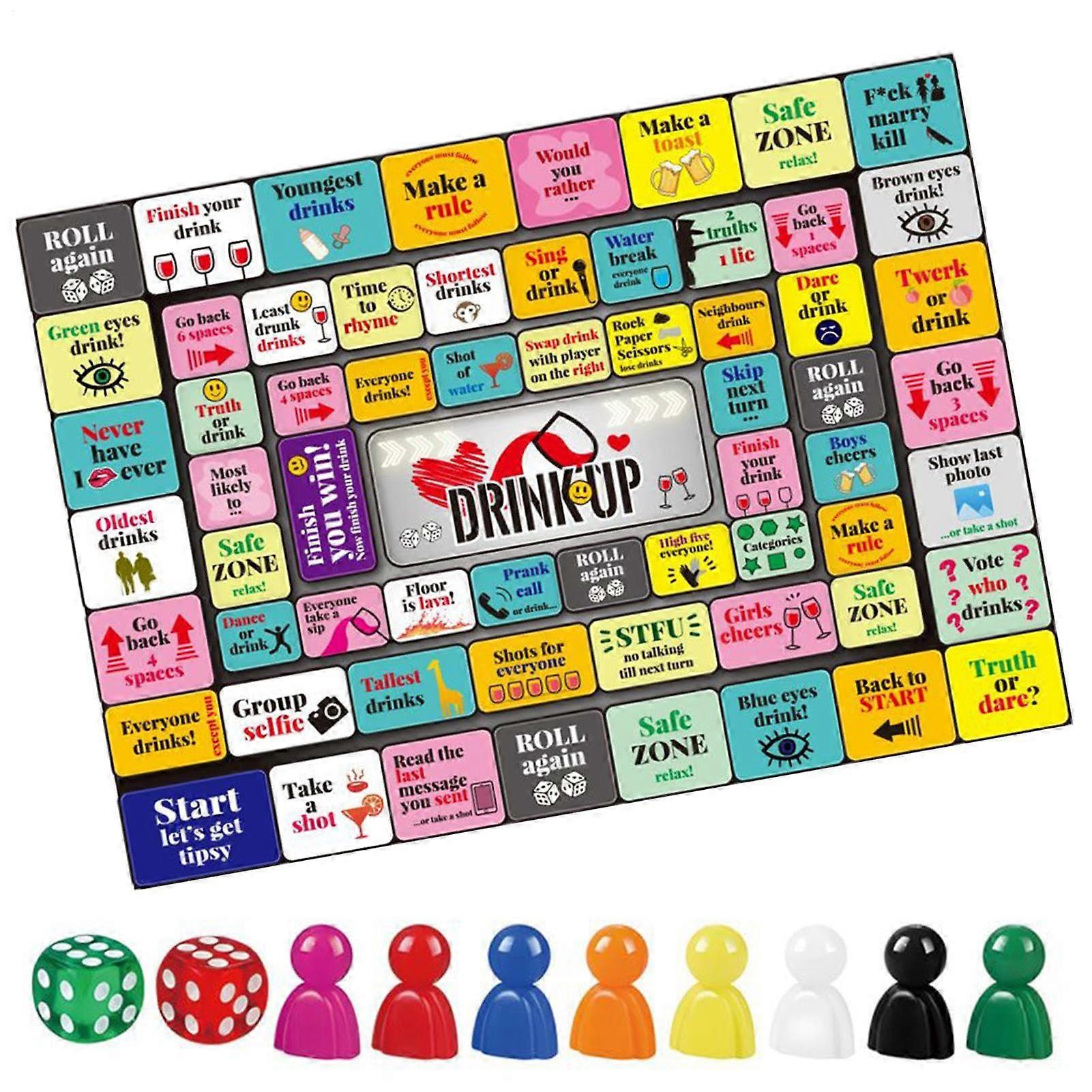 Drinking Games for Adults  Board Game for Families and Parties