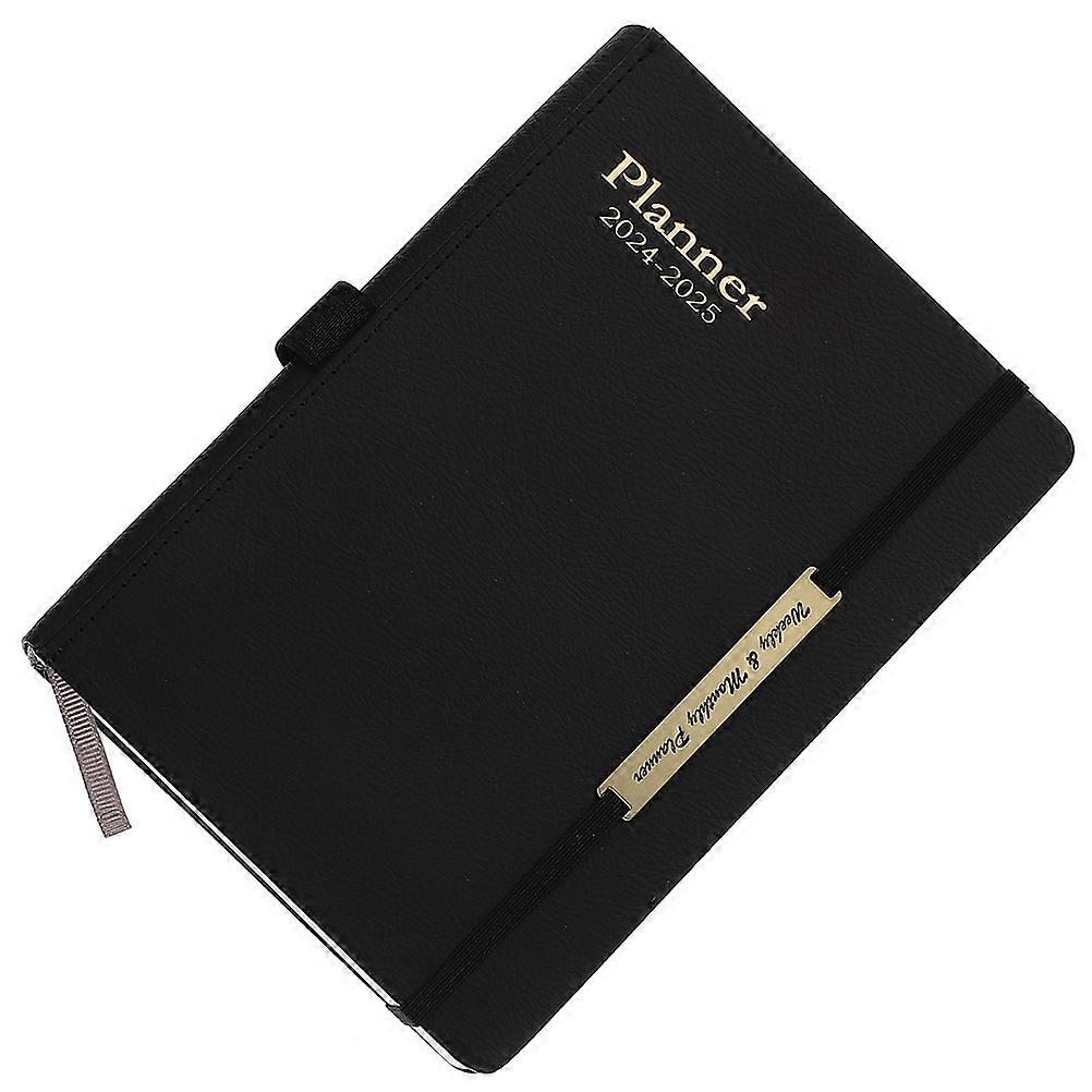 Multi-Function Academic Planner Book Rectangular Simple Design For Students Professionals Daily Agenda 11.4×8.3×0.5in 1Pcs