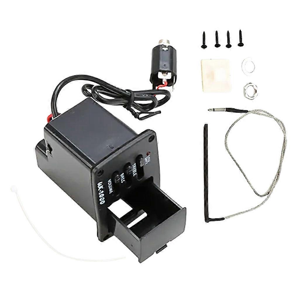 Guitar Auxiliary Device Ukulele Pickup Plastic Material Hobbyists Recording Volume Control 1Set