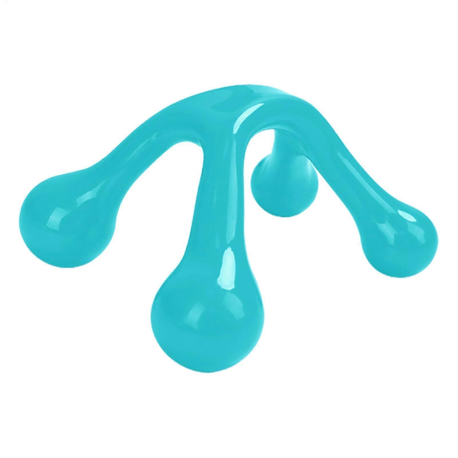 Trigger Point Massager Polystyrene Ergonomic Deep Tissue Handheld Massager for Muscle Relief and Relaxation Light Blue (2)