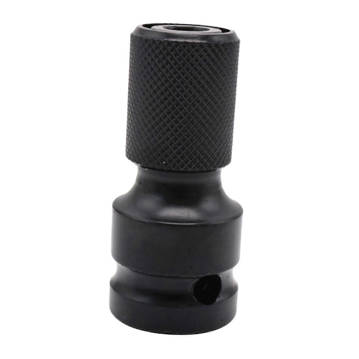 Hex Shank Quick Change Chuck Adapter for Impact Wrench and Ratchet Drill, Secure Bit Holder, 1/4 Inch Compatibility