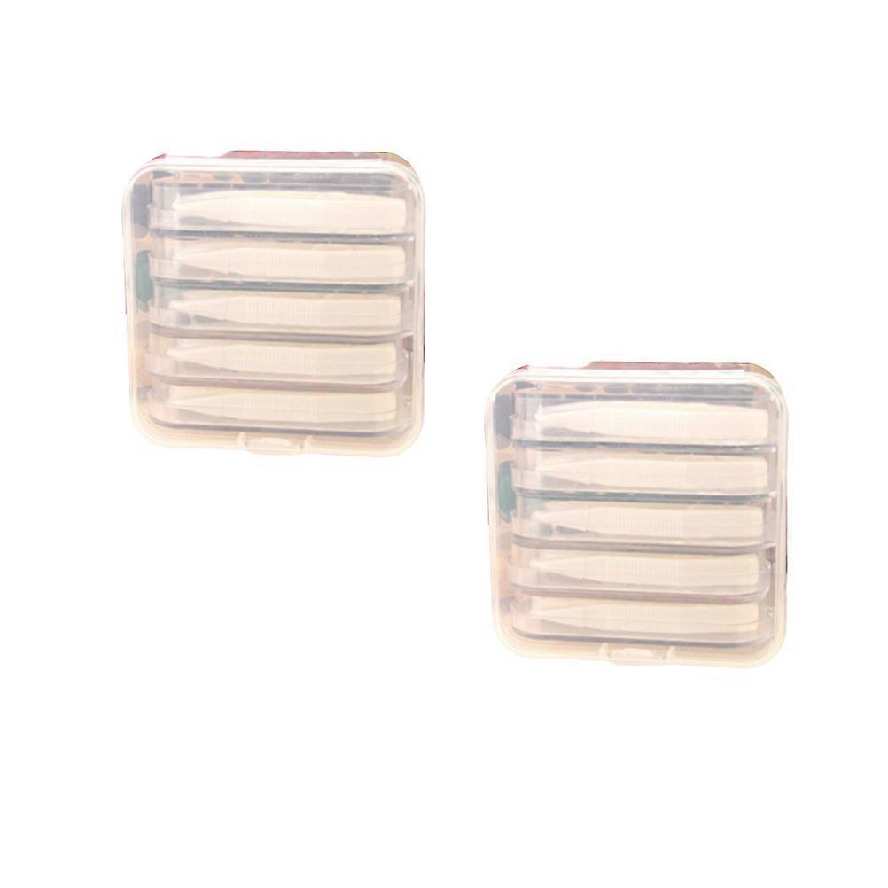 Tweezers Suction Lenses Lenses Clips Rectangular Plastic Simple Design Travel 2Pcs