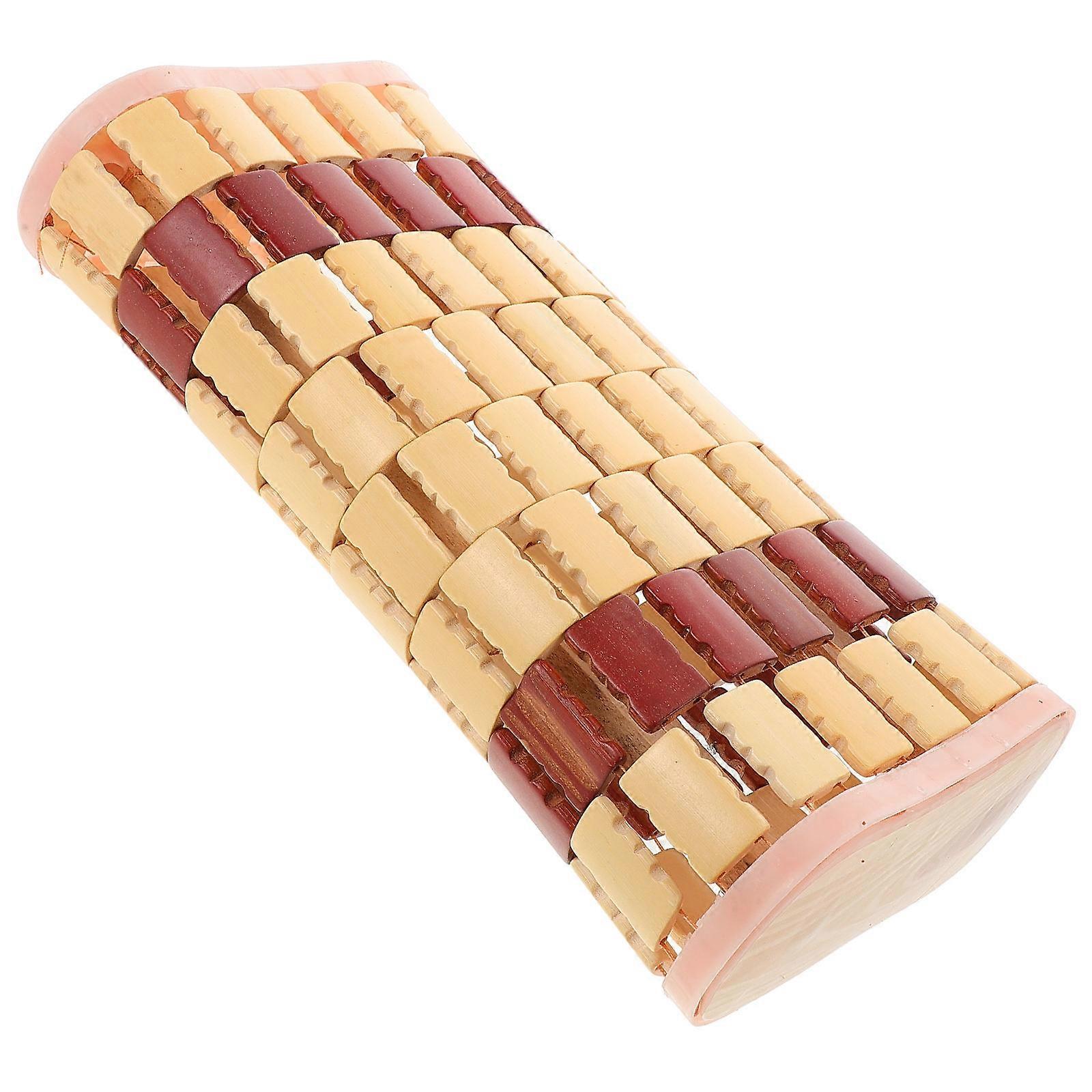 Sleep Innovation Pillow Bamboo Woven Pillow Steam Room Use Moisture Absorption Hollow 12.6×6.3×3.1in 1Pcs