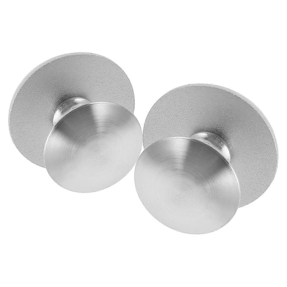 Stainless Steel Cabinet Handles 2PCS Self Adhesive Door Pulls for Sliding Doors, Showers, Refrigerators & Cabinets Elegant Design, Versatile Use