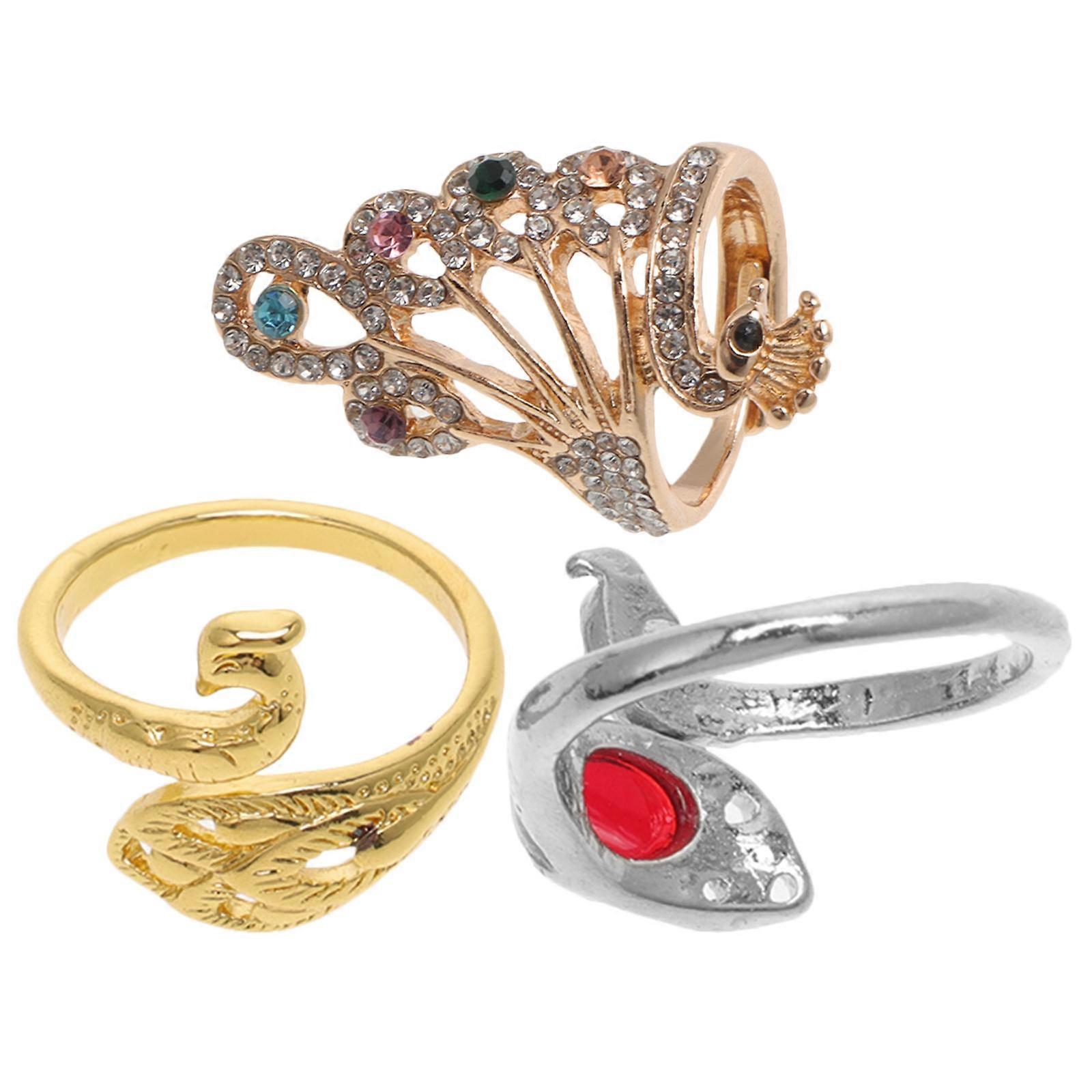 3 قطع قابل للتعديل الكروشيه الدائري أدوات الغزل الخياطة حلقات التوتر للحياكة نمط عشوائي