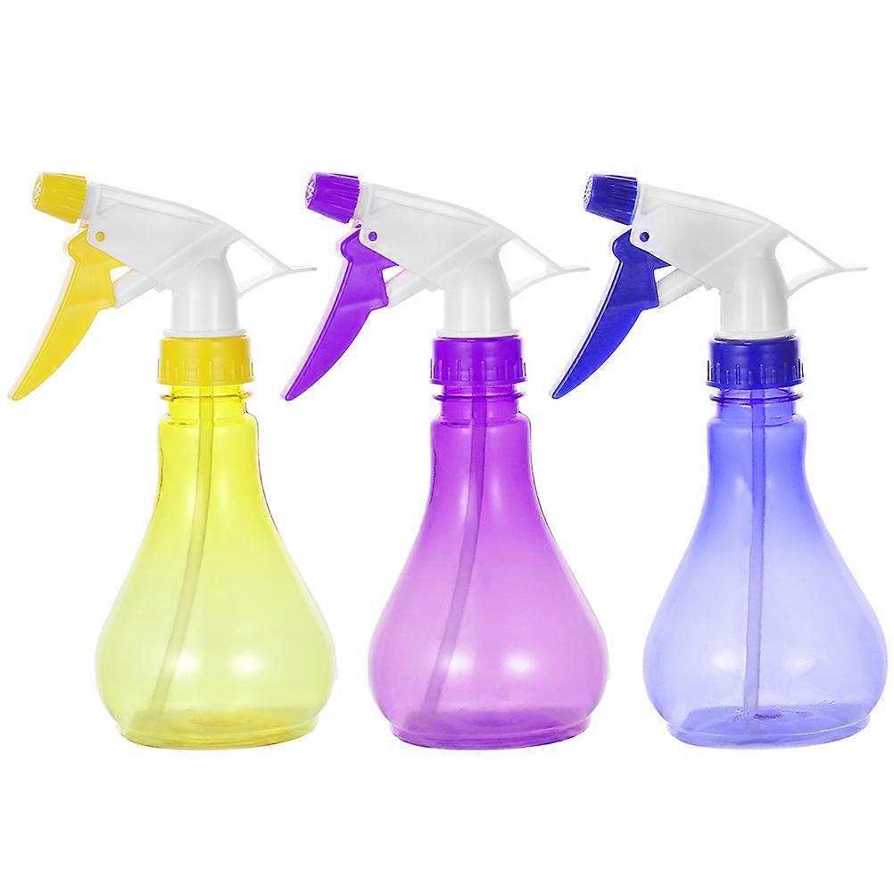 2pcs 250ml Clear Hand Pressure Spray Bottle Refillable Watering Kettle (Random Color)