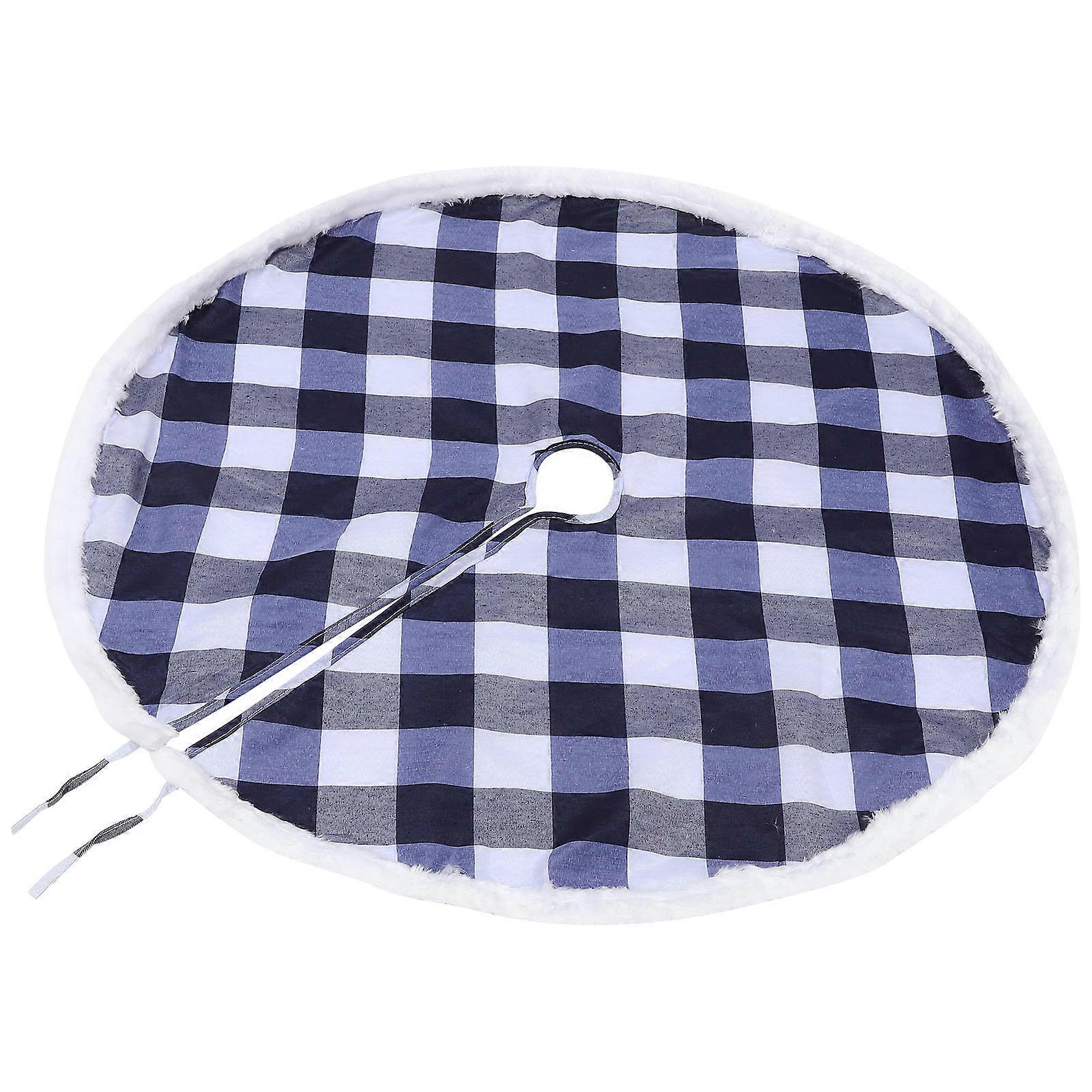 Traditional Christmas Tree Mat Easy to Install Square with Rounded Edges 91x91x0.5cm 1Pack