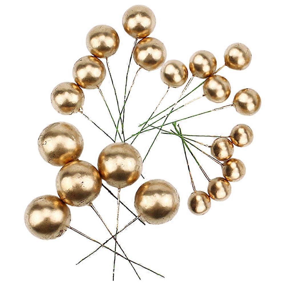 20Pcs Delicate Cake Balls Multifunction Cake Decors Replaceable Cake Topper