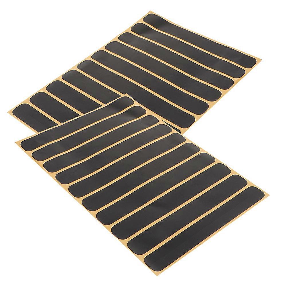 2 Sheets Reflective Stickers Motorcycle Stickers Bicycle Reflective Tape (10 Strips/sheet)