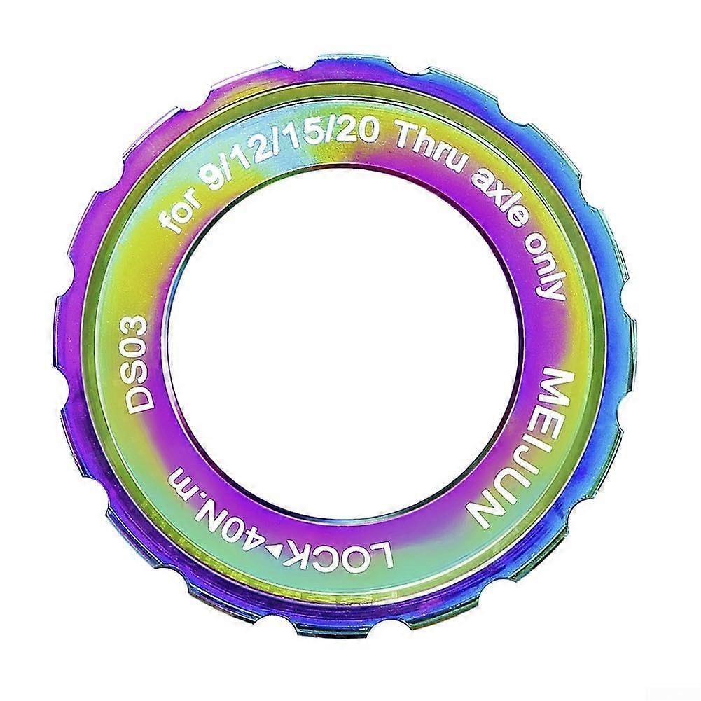 High-Strength Central Locking Ring Cover For 6-Bolt Disc Brakes Bicycle Multicolor