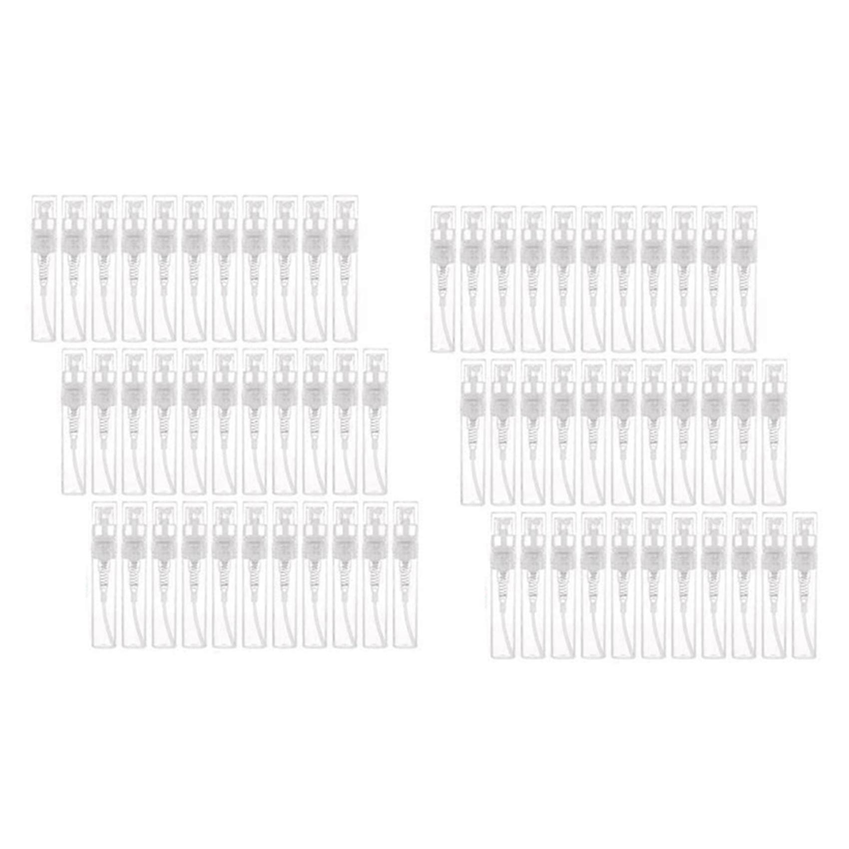 240Pcs Transparent Empty Bottles 3Ml Plastic Mini Refillable Container Empty Cosmetic Containers