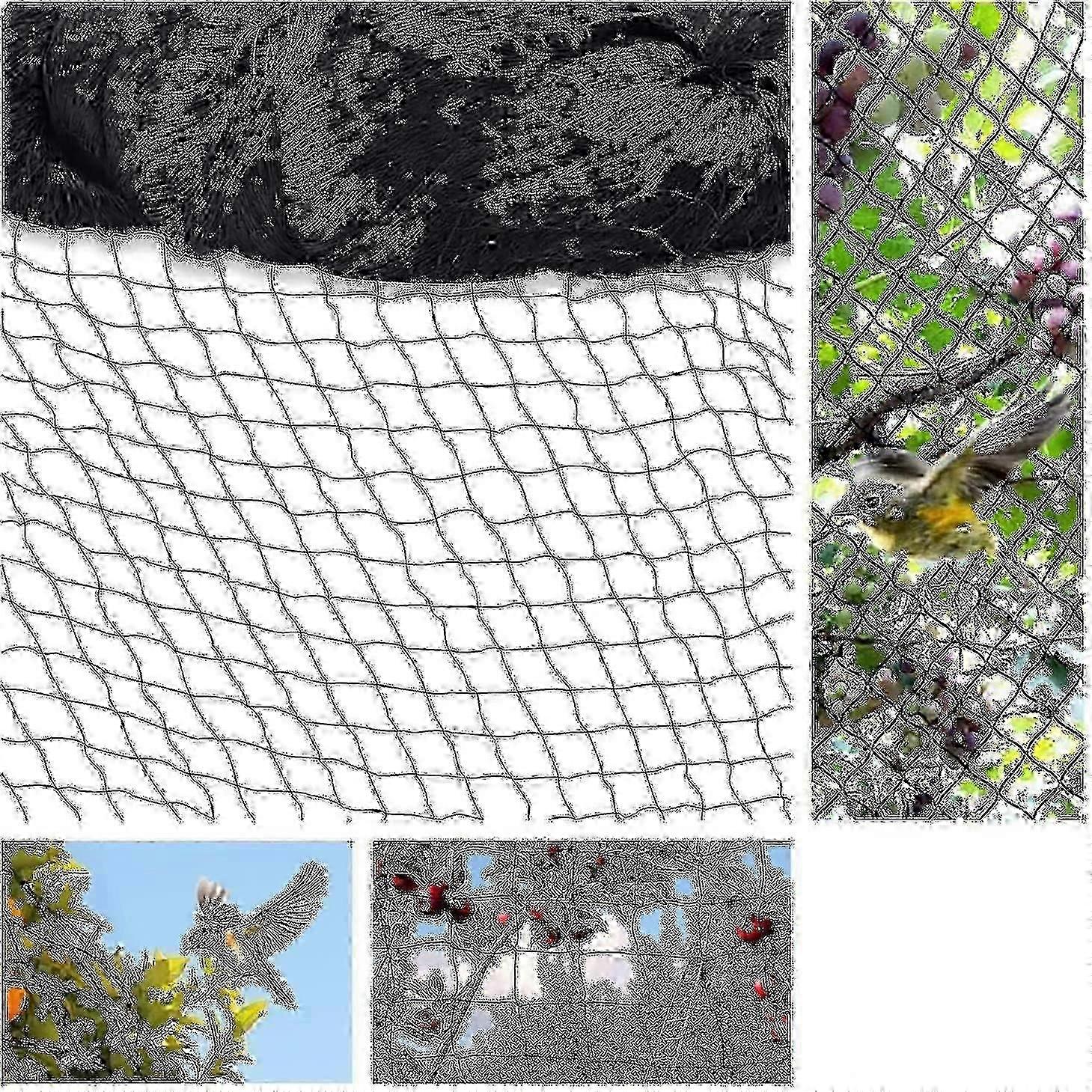 15m X 15m Bird Protection Net Bird Net Plant Net Pond Net Garden Net For Garden,5 X 5 Cm Large Holes