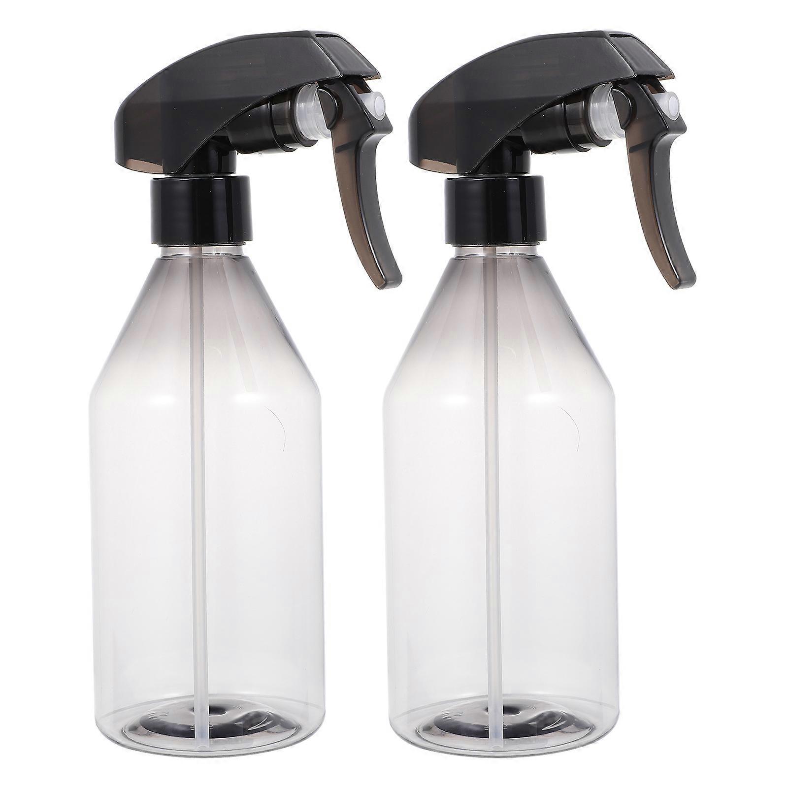 Moisturizing Spraying Bottles for Storage Made of PP Material Black Color Suitable for Home Gardening 2pcs