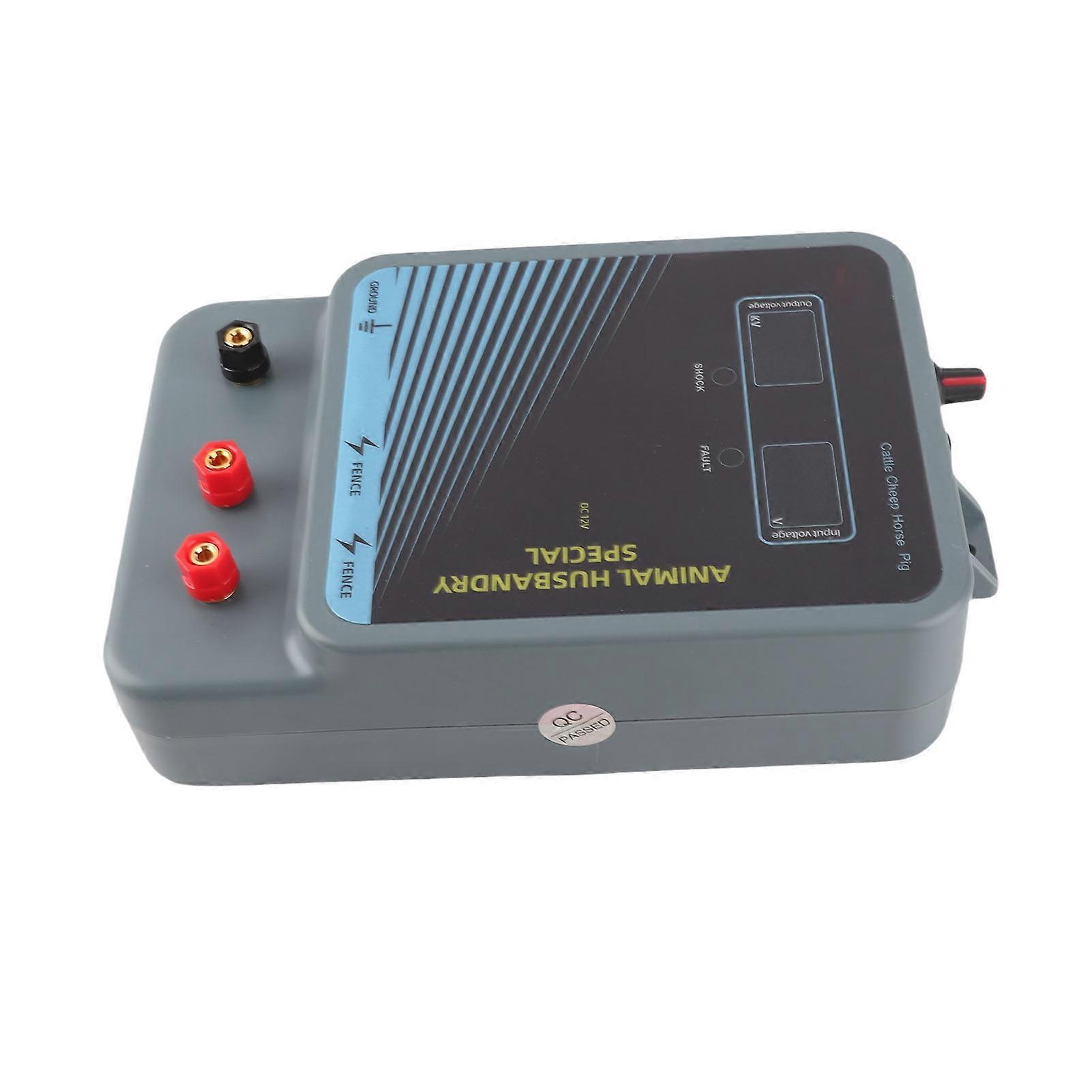 アラーム付き 40km 電気フェンス充電器 野生動物の侵入を防ぐための高電圧パルス家禽コントローラーフェンス充電器