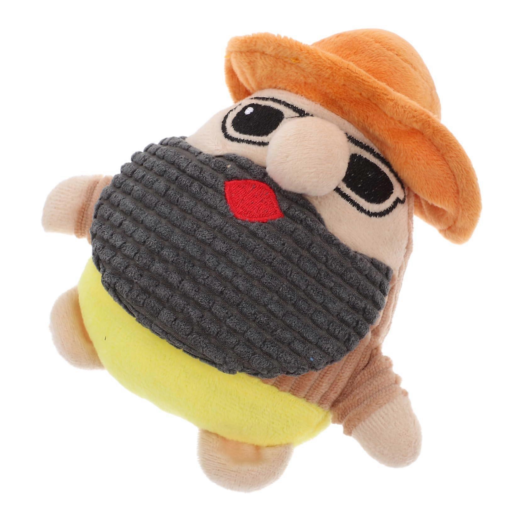 Dog Chew Toy for Small to Medium Breeds – Interactive Squeaky Pirate Design for Teething and Stress Relief