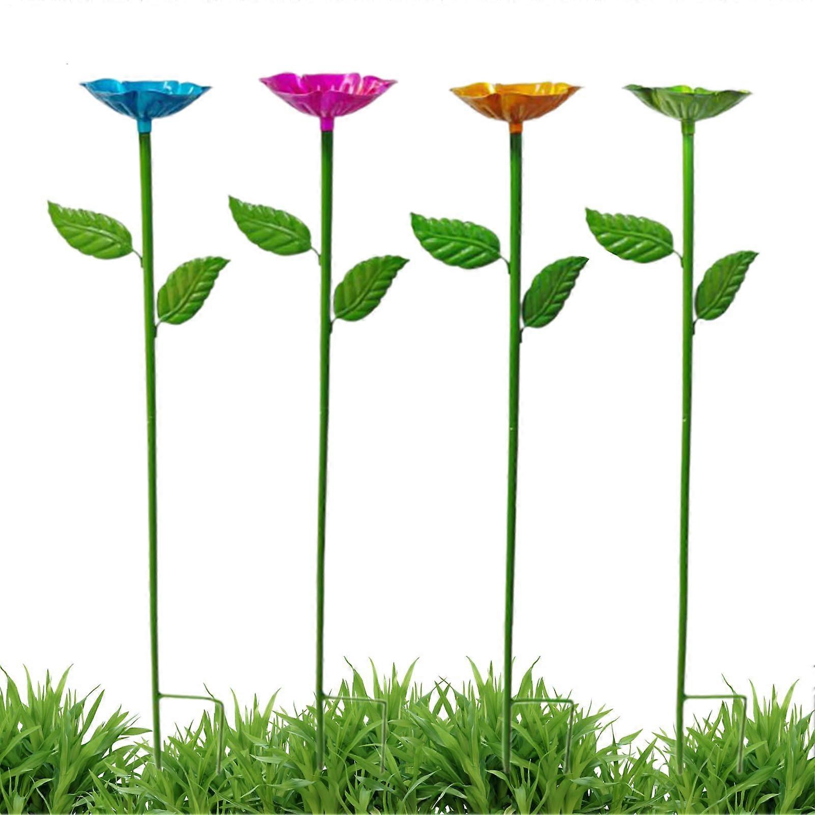Bee Watering Station, Pollinator Water Feeder, Height Adjustable Design, Set of 4 for Garden, Backyard, Patio