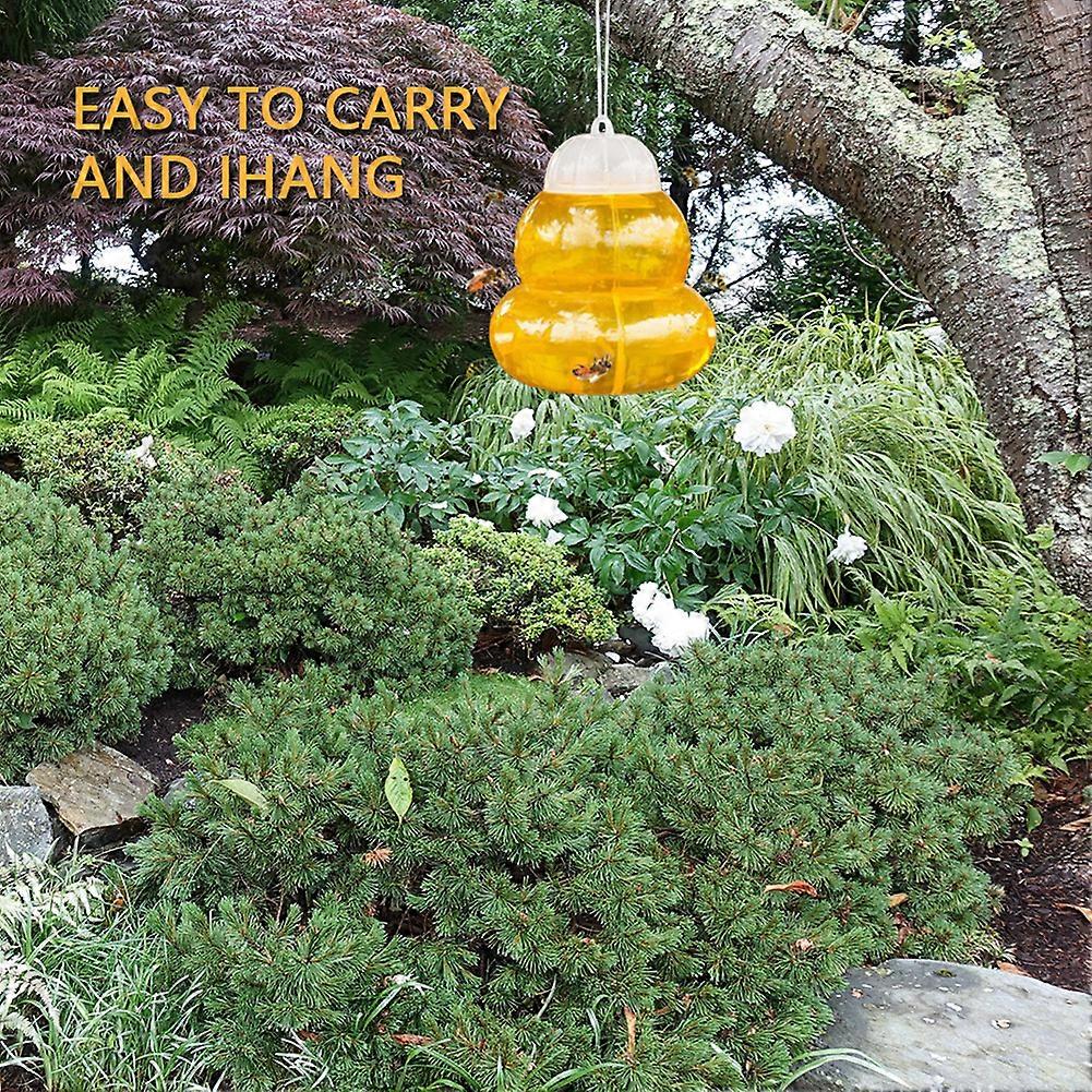 捕蜂器苍蝇 昆虫蝇蝇 蠕虫 蜂蜜杀虫罐 拒绝悬挂黄蜂 诱捕器 轻松携带部件 环保工具杀手