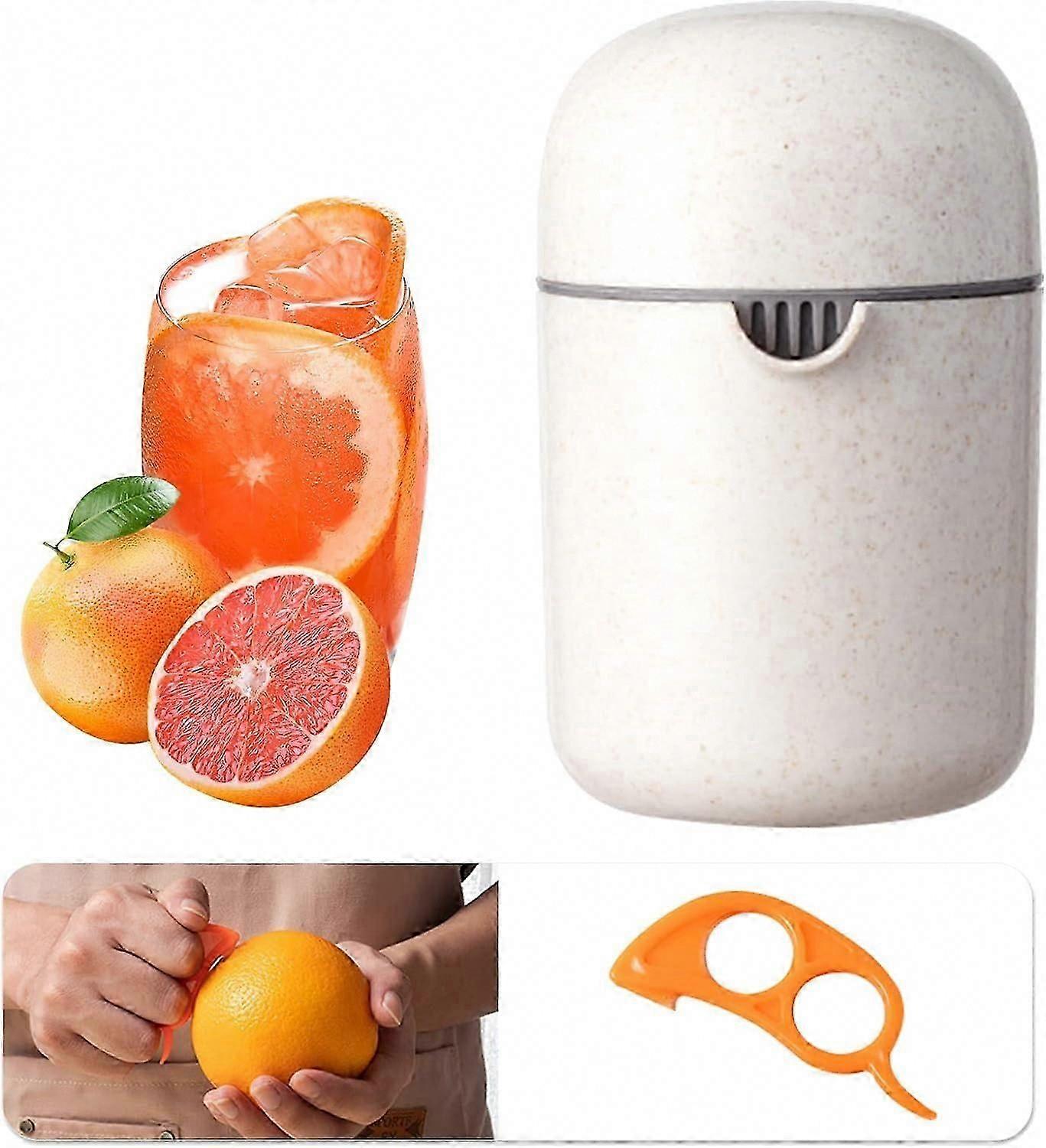 Manual Citrus Press, Manual Lemon Squeezer, BPA Free Dishwasher Safe, Manual Citrus Press for Lemons/Limes/Oranges/Orange/Grapefruit/Different Fruits