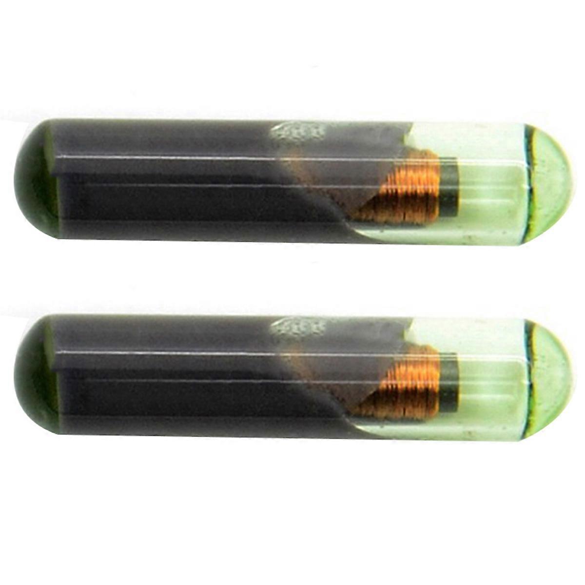 2Pcs ID48 ID 48 Remote Key Glass Transponder Chip Crypto Unlocked Copy Chip for Car Seat