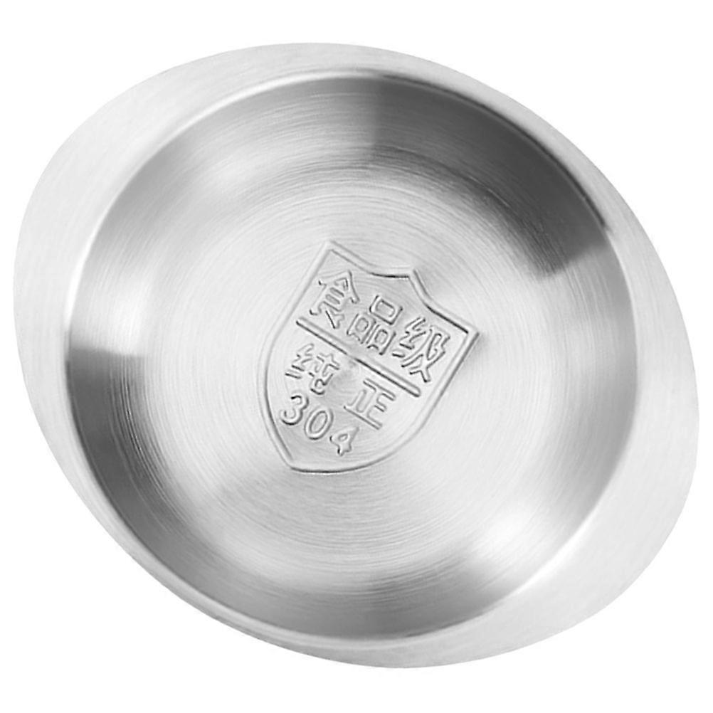 Stainless Steel Mini Bowl Serving Soy Sauce General Users Silver 1Pcs