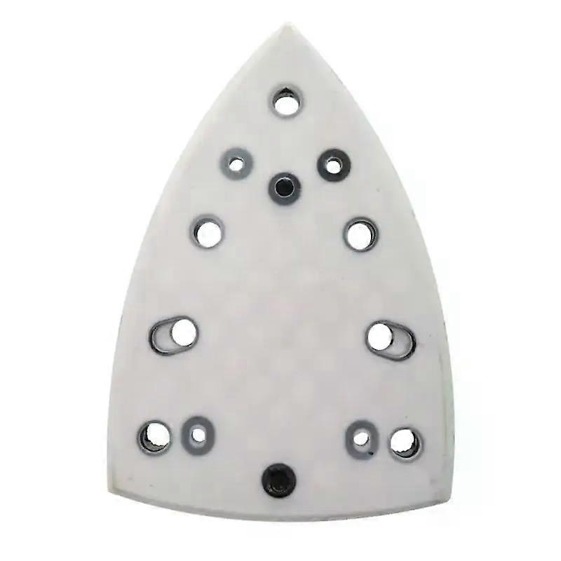 4 Nail 7 Holes Polishing Disc Practical Triangular Hook Loop Sanding Pad Replacement Plate Compatible with DTS 400-REQ