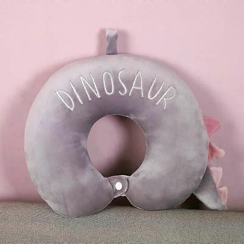 New Cotton Solid Color U-Shaped Pillow Soft Neck Pillows Portable Travel Car Air Flight U-shape Cervical Spine Slept Bedding