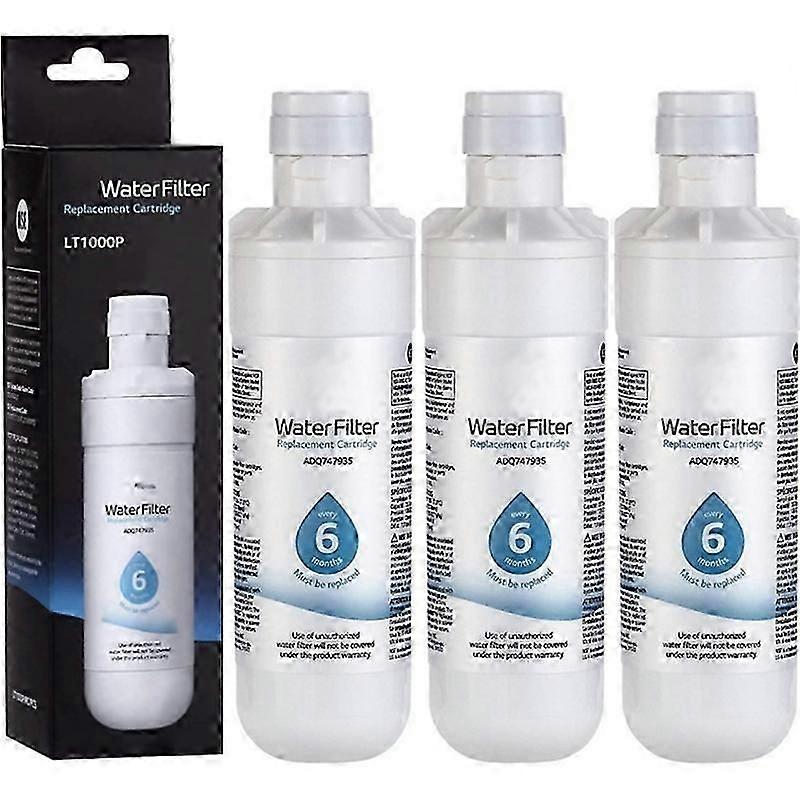 3pcs LG-LT1000P ADQ747935 αντικατάσταση φίλτρων νερού ψυγείου