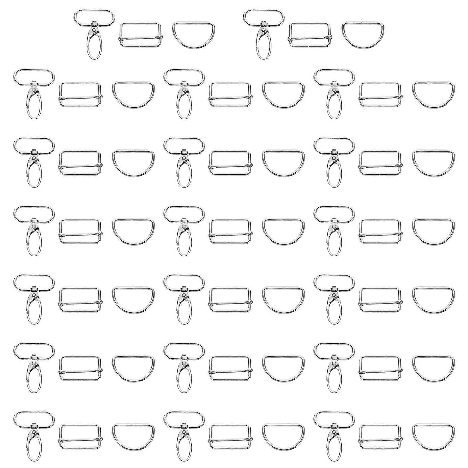 Multifunctional Metal Slide Buckles For DIY Enthusiasts 20 Sets 4X3.3CM Perfect For Craft Use