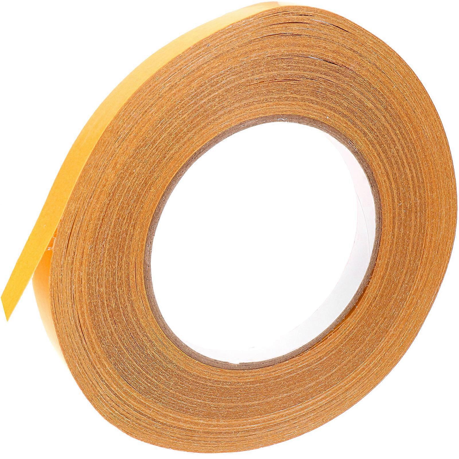 Glass Fiber Tape 1 Roll For Various Surfaces 5000X1CM Orange Material Stickiness Packaging