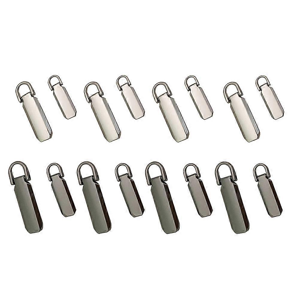 Removable Metal Zipper Pull 16Pcs Detachable Zipper Pull Tab For Clothing DIY Projects Assorted Color Robust Material