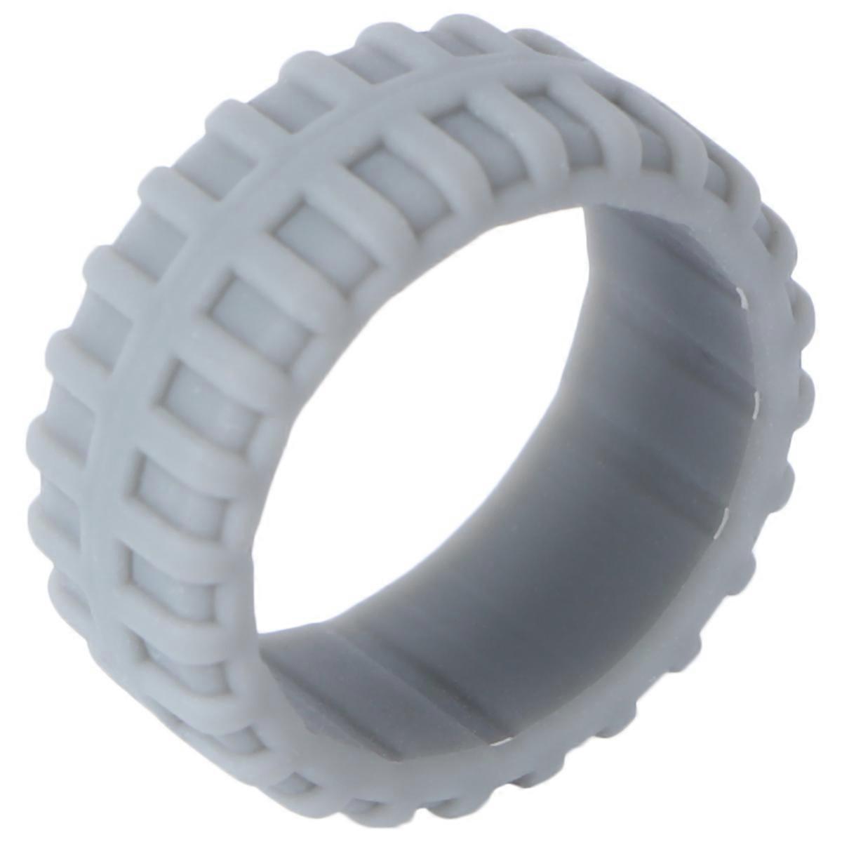 Silicone Exercise Ring For Weight Lifting Dark Grey Circular 1Set