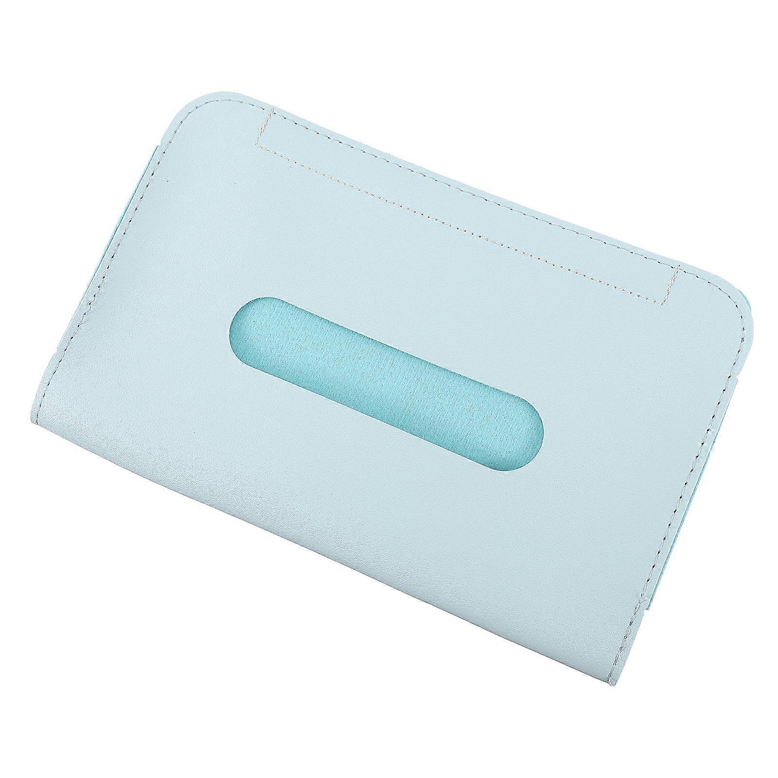 Car Paper Towel Box for Storage Use 1Pcs Practical Blue Case