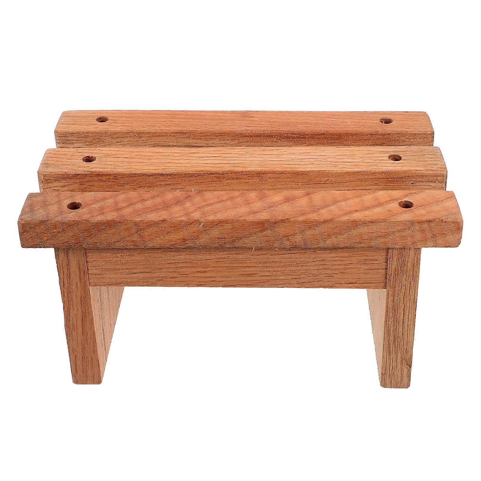 Wooden Step Stool For Home Use Children'S Dining Stool Multi Color Non-Slip Protection 1 Piece