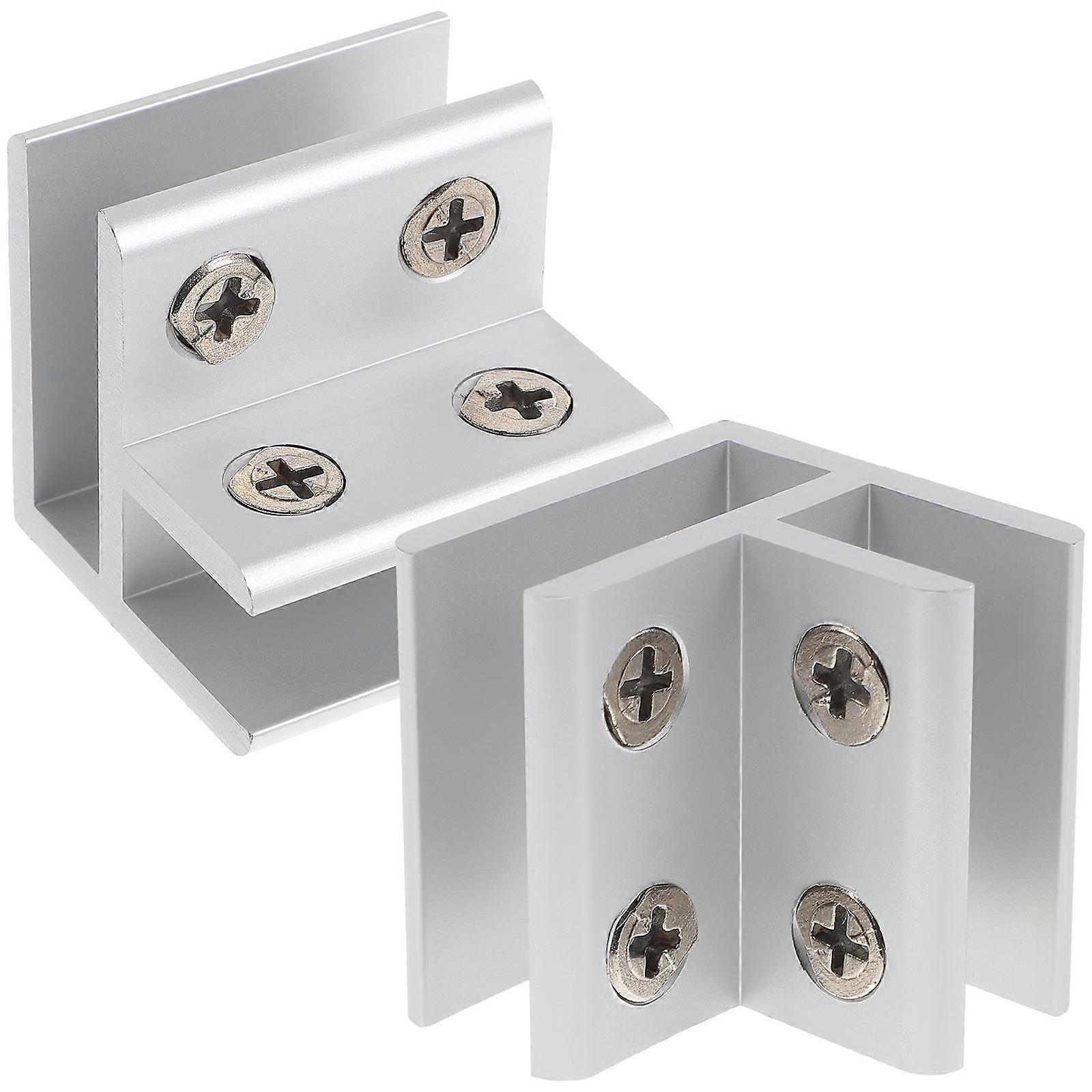 Glass Clamp Brackets for Balustrades & Shelves – Durable, Easy to Clean Support Clips for Stable Furniture and Railing Installations