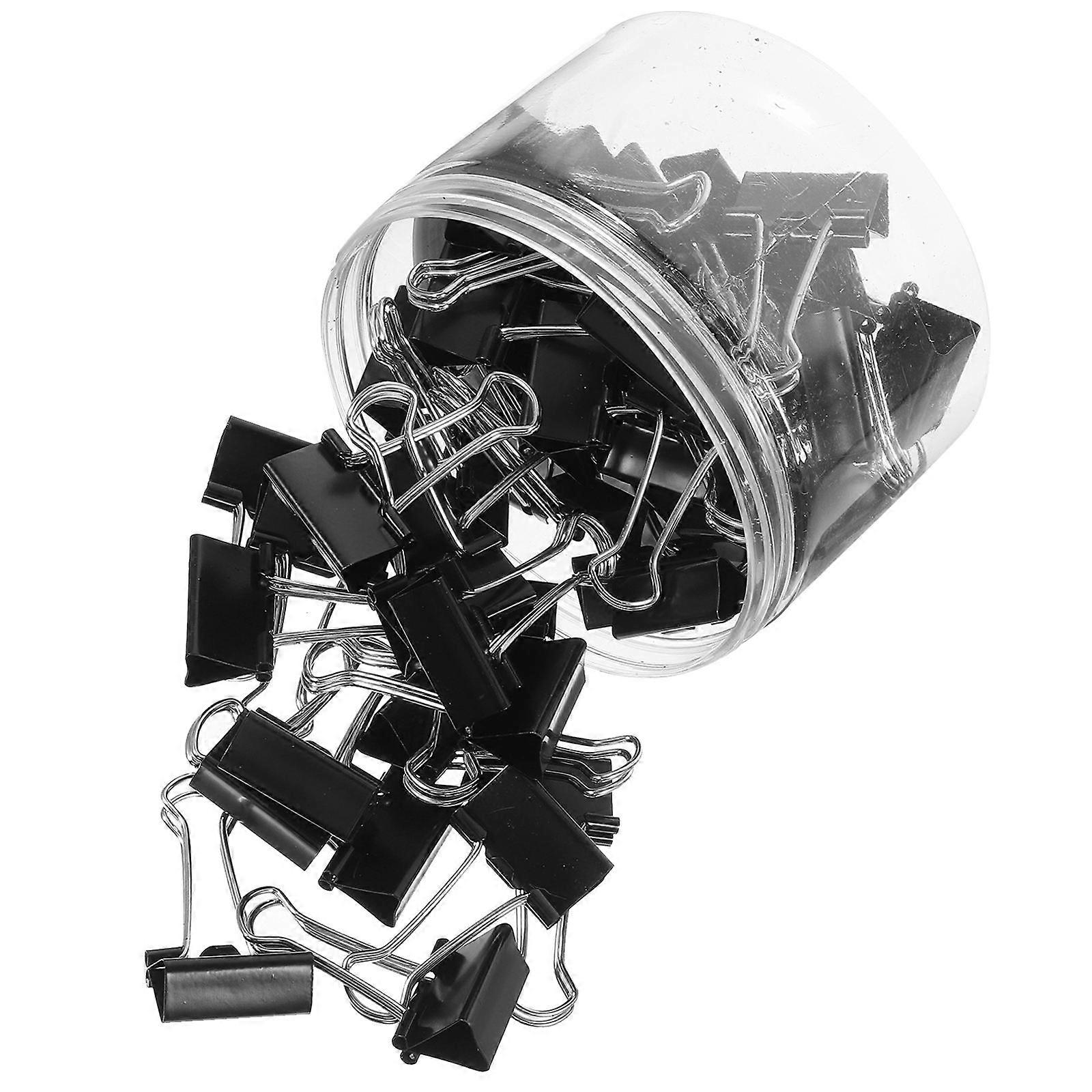 48PCS Mixed Binder Clips, Heavy Duty Metal Document Organizers for Office, School, and Craft Projects – Strong Hold for Files, Receipts, and More