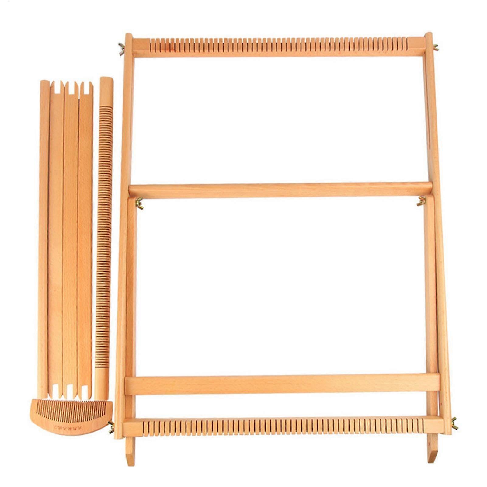 Loom Frame for Beginners - Large Knitting Machine with Holder for Multi-Craft Yarn Projects and Sewing Tool