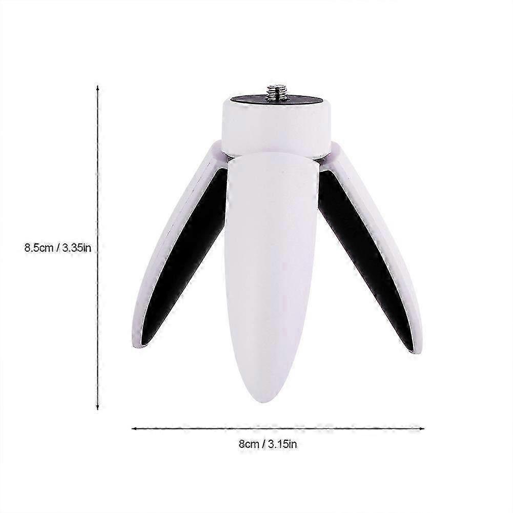 Portable Mini ABS Folding Tripod Stand with Screw Mount - Adjustable Bracket Holder for Cameras & Mobile Phones