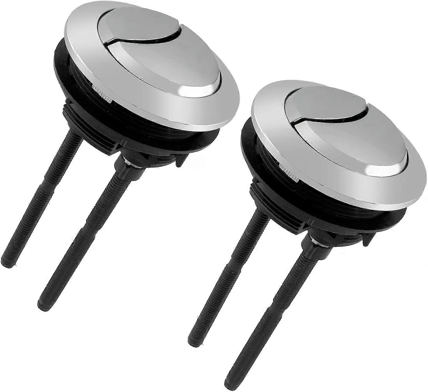 Dual Push Flush WC Knopf, 2er Pack 58mm WC Tank Knöpfe WC Ventil
