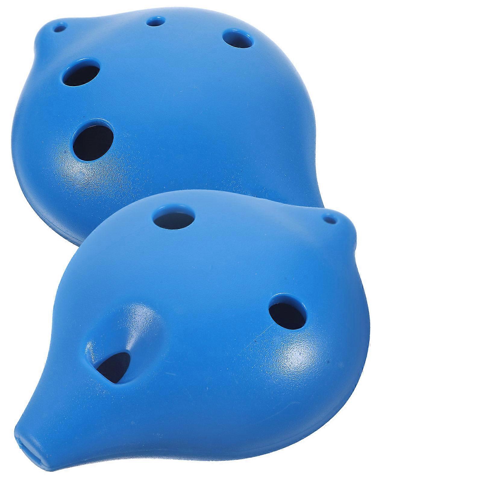 Small Ocarina Music Instruments 6 Pcs Beginner-Friendly For Learning Music Portable Compact Design Multiple Mouths