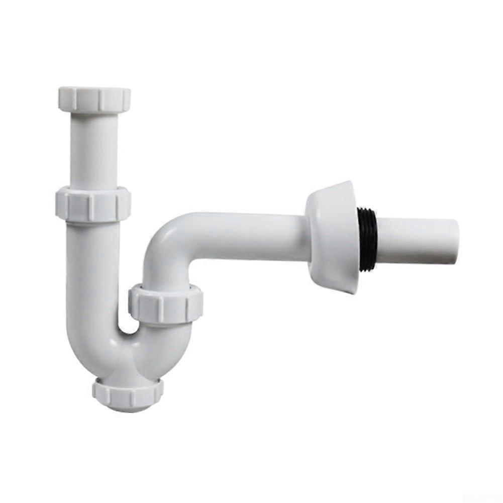 Kitchen Sink Drain Pipe 1-1/4 Inch (32mm) Smooth U-Bend For Efficient Water Flow Fits Most Standard Sinks