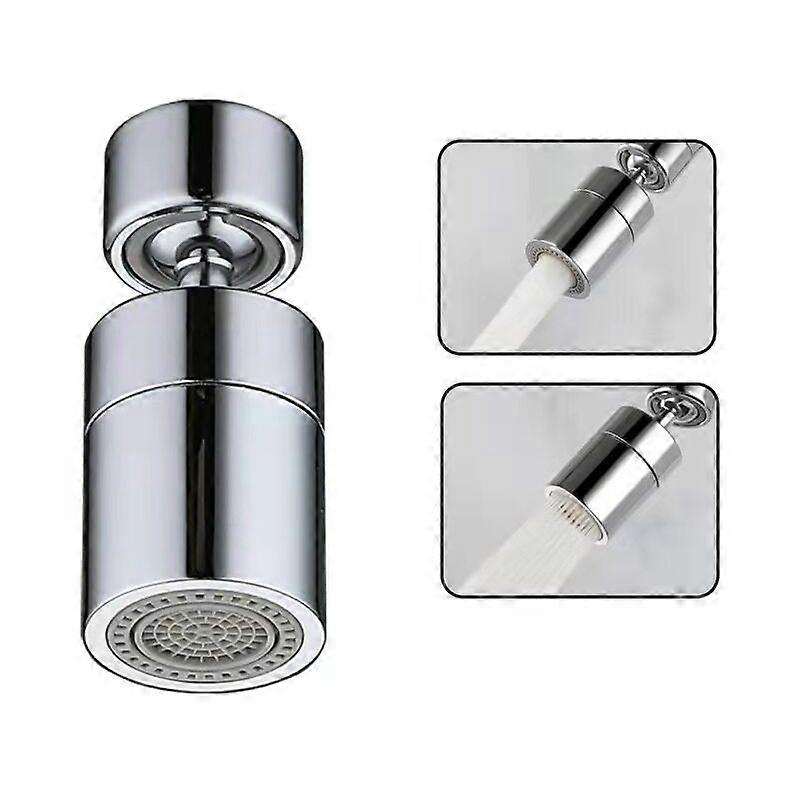 Swivel Faucet Unit, Brass Aerator, 2 Spray Modes, Adjustable Aerator Faucet, Water Saving
