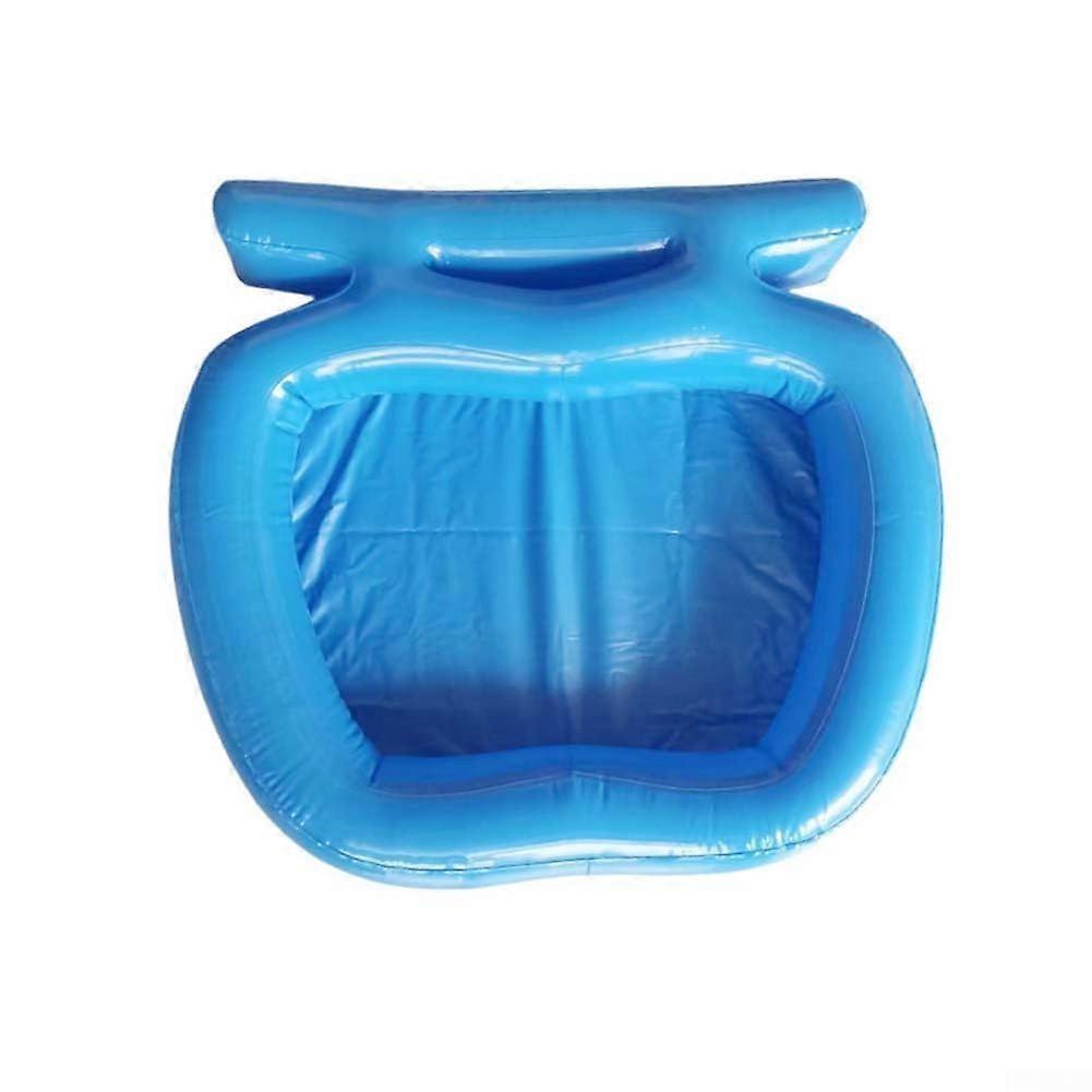 Inflatable Foot Wash Basin Tray for Pool Entrance, Large Size, Durable Material, Easy to Inflate Foot Bath