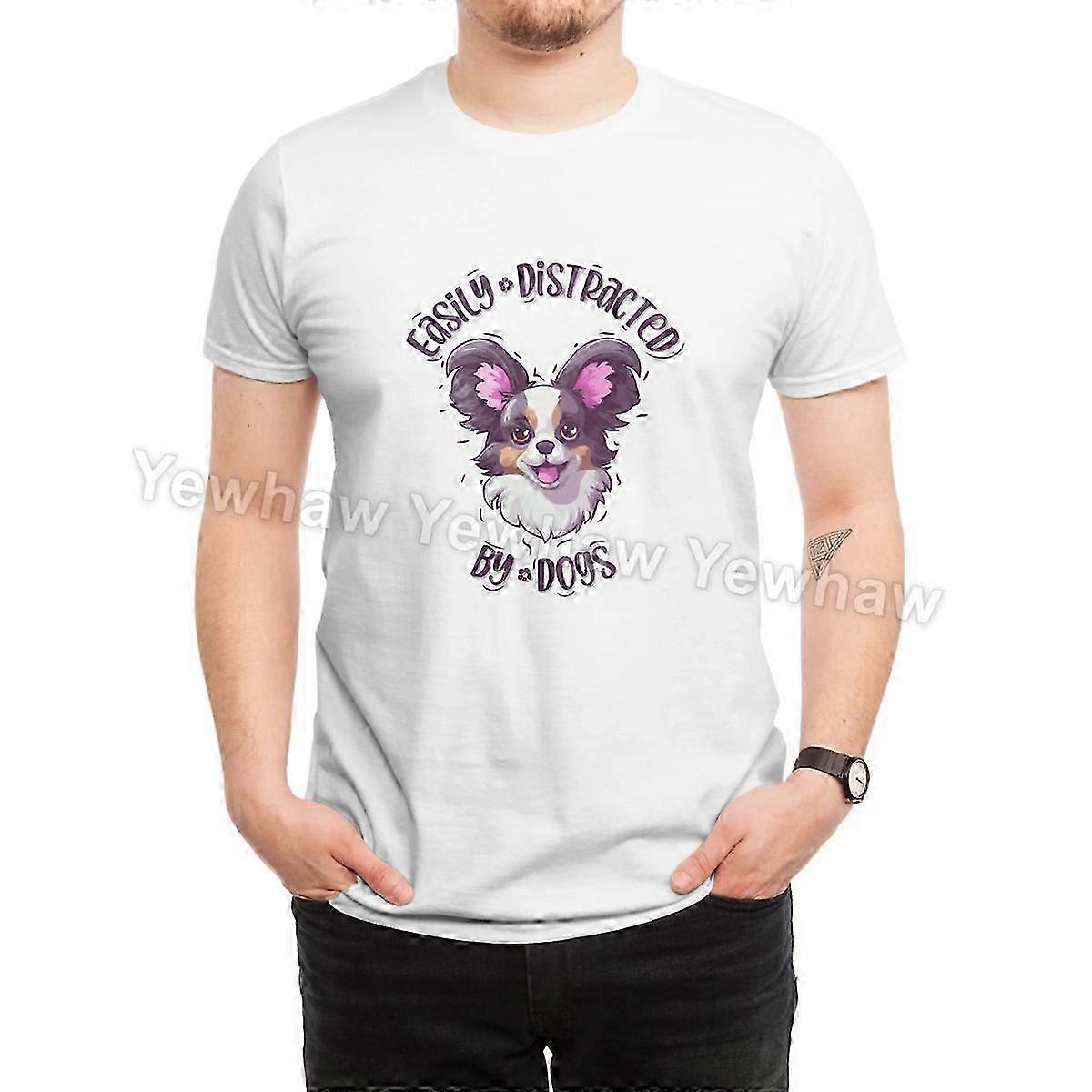 Easily Distracted By Dogs T-Shirt joyful illustration