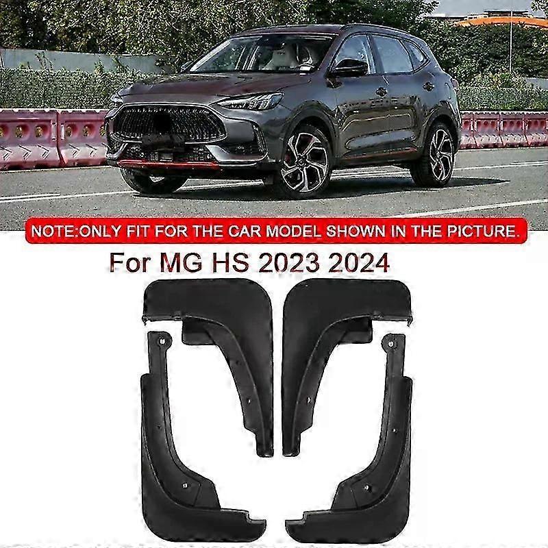 Gäller för 4st passform för MG HS 2023 2024 bil styling abs bil stänkskydd stänkskydd fram bakskärm auto tillbehör