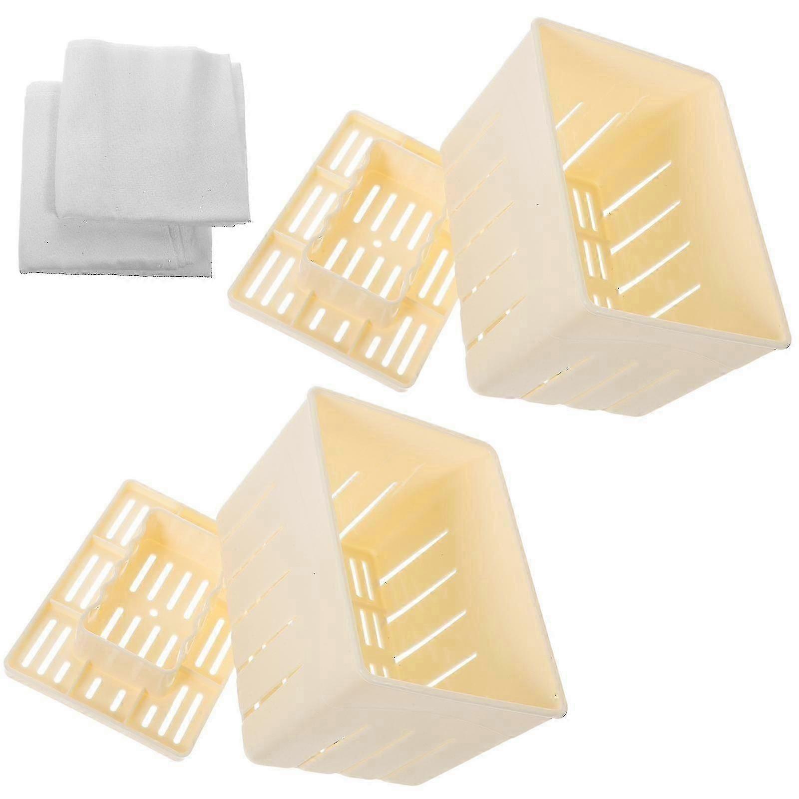 2 Sets Tofu Press Tofu Tool Filter Box Tofu Press Molds Tofu Presser Home Supplies