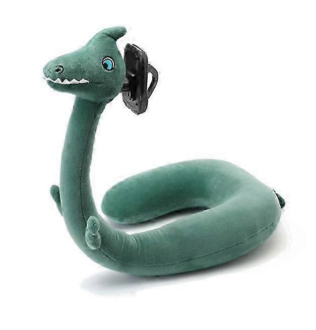 Travel Pillow with Mobile Phone Holder,Lazy U Shape Neck Support Pi...