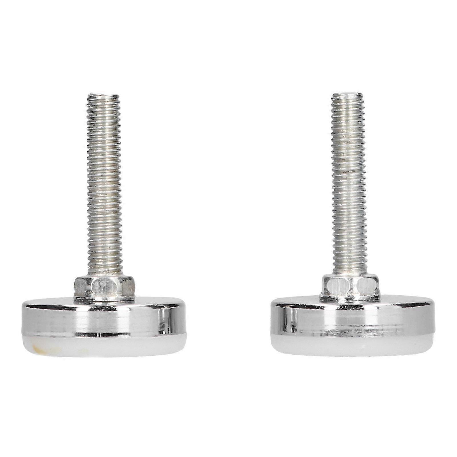 2Pcs Furniture Leg Leveller Metal Adjustable Support Fixed Levelling Screw Tool M8
