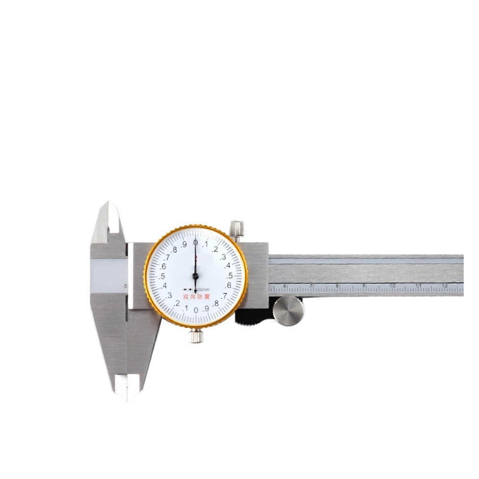 表盘卡尺不锈钢游标卡尺电子数字卡尺测量工具0-300mm 0.02mm工业级