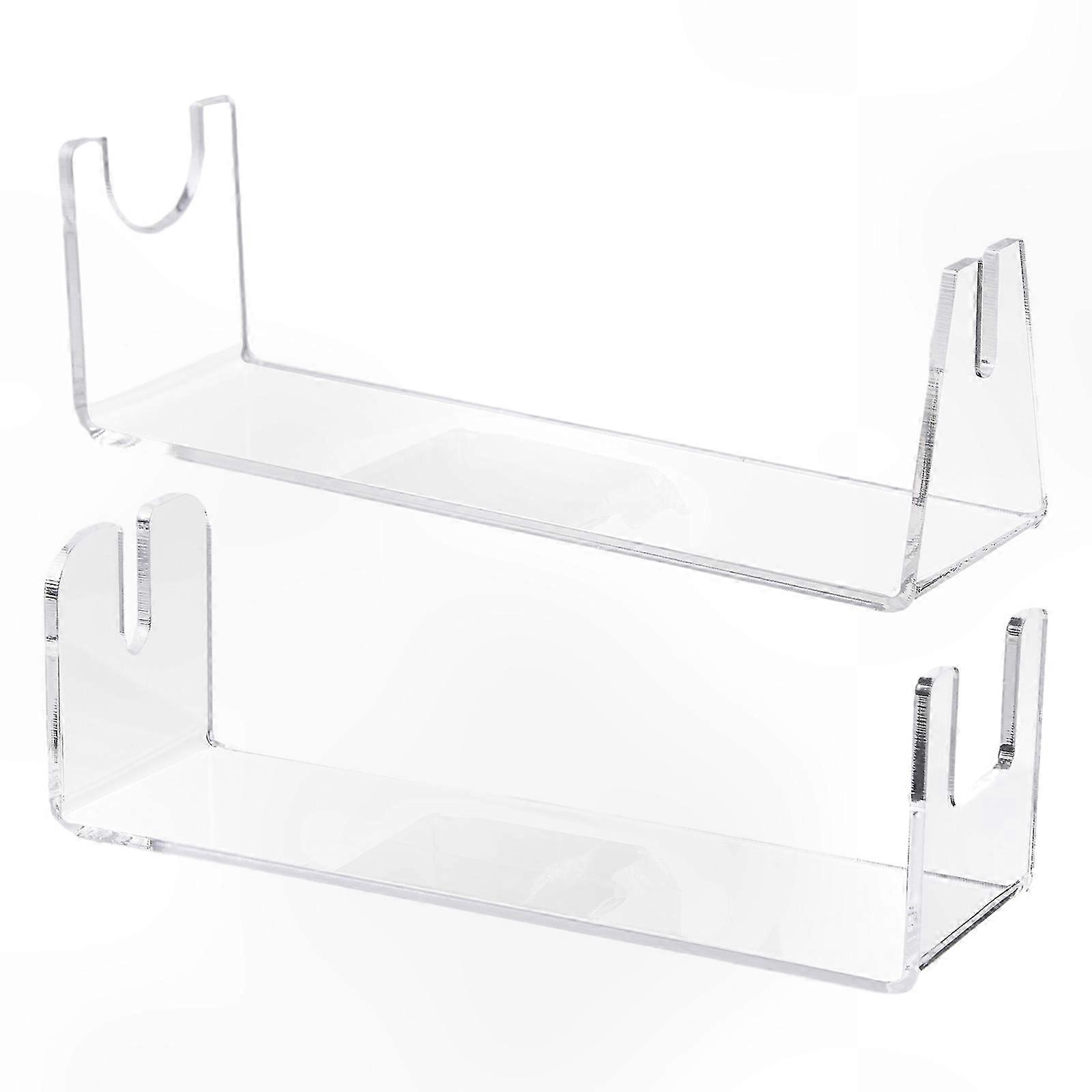Transparent Acrylic Knife Display Stand with Cutter Holder and Collection Rack for Showcase Storage Solution