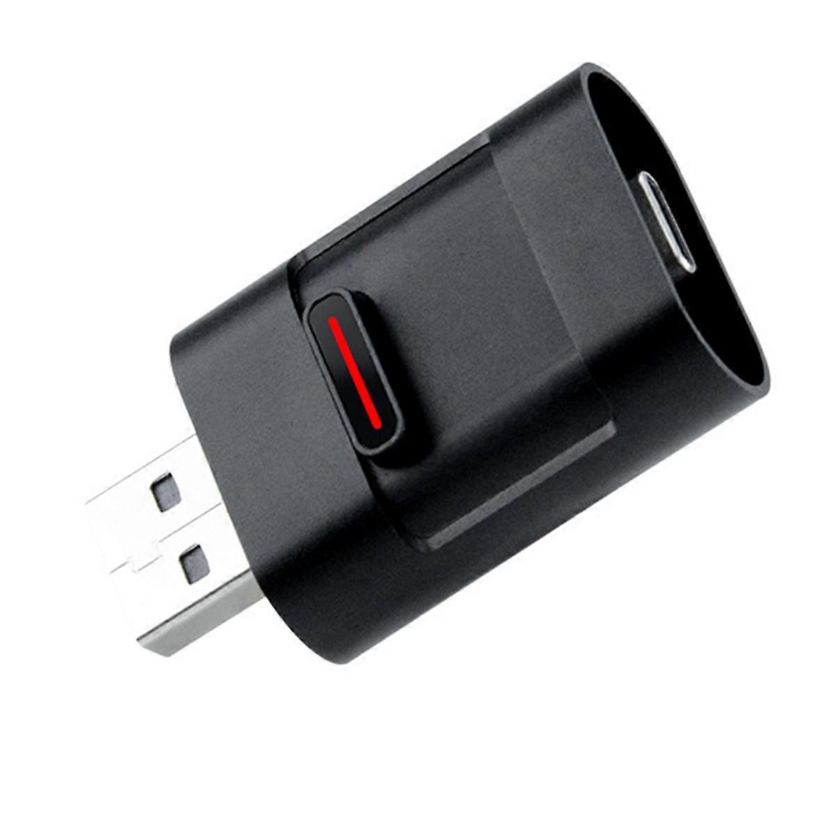 2in1 AI Smart Box Car Intelligent Systems Wireless CarPlay Dongle Wireless Android Auto Adapter Black